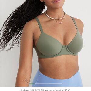 💜NEW- NEVER WORN 💜 aerie smoothez full coverage couverture totale bra in sage